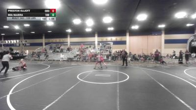 109 lbs Round Of 32 - Preston Elliott, Coronado vs Mia Najera, Threshold WC
