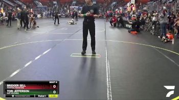 66 lbs Champ. Round 1 - Tori Jefferson, Mat Psychos vs Bridger Sell, Manton Monsters