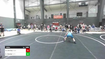 106 lbs 3rd Place - Hunter Shirley, Cobra All Stars vs Emmett Decker, Outlaw WC