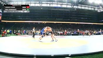 D3-175 lbs Quarterfinal - Max Sundquist, Kingsford vs Logan Chunn, Armada
