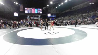 110 lbs Cons. Rd Of 32 - Zoe Dempsey, IL vs Sienna Benavidez, ID