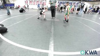 49 lbs Quarterfinal - Jose Rosas Jr., OKC Saints Wrestling vs Jensen Oss, Saints Youth Wrestling Club