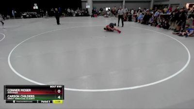 108 lbs Champ. Round 1 - Conner Moser, Wisconsin vs Carson Childers, Sebolt Wrestling Academy