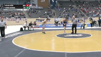 144 lbs Quarterfinal - James Morris, Johnson Central vs Kalob Wise, Moore