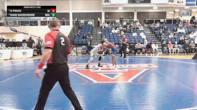 125 lbs 7th Place - Jj Peace, American vs Kade Davidheiser, Bucknell