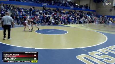 125lbs Cons. Round 3 - Nova Danzig, Ridgeview (Girls) vs Katelyn Miller, Montesano (Girls)