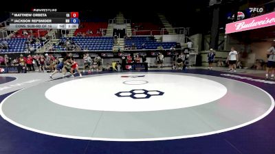 138 lbs Cons. Sub-rd Of 16 - Matthew Orbeta, CA vs Jackson Refsnider, MN