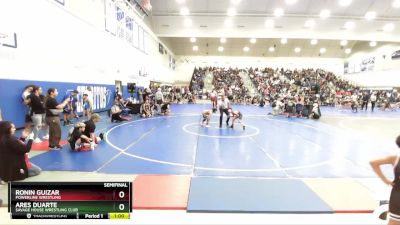 63 lbs Semifinal - Ronin Guizar, Powerline Wrestling vs Ares Duarte, Savage House Wrestling Club