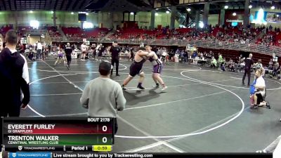 275 lbs Cons. Round 2 - Everett Furley, GI Grapplers vs Trenton Walker, Cenntinal Wrestling Club