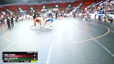 189 lbs Cons. Round 5 - Trey Myers, Michigan Grappler RTC vs Jett McCauley, Charlotte