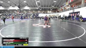 285 lbs Cons. Round 3 - Brooks Baker, Missouri Valley vs Lincoln Siebert, Northwestern (Iowa)