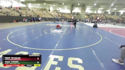 105 lbs Quarterfinal - Paris Turner, Rabbit Wrestling Club vs Tripp Trussler, Ground Zero Wrestling