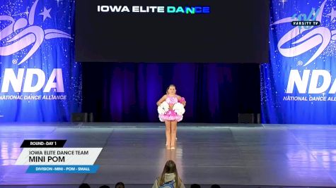 Iowa Elite Dance Team - Mini Pom [2025 Mini - Pom - Small Day 1] 2025 NDA All-Star National Championship