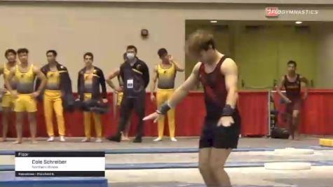 Cole Schreiber - Floor, Northern Illinois - 2021 Men's Collegiate GymACT Championships