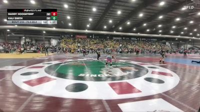 75.4-86.4 Round 2 - Haddy Hoogeterp, Spencer Wrestling Club vs Kali Smith, Stanley Wrestling Club