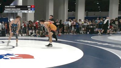 71 kg Champ. Rd Of 128 - Aiden Baker, Nyssa Bulldog Mat Club vs Tanner Swallows, Arizona