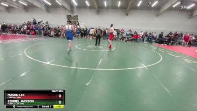 285 lbs Cons. Round 2 - Ezekiel Jackson, Pueblo Central vs Mason Lee, Cherry Creek