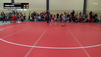 Round 1 - Emmie Sudol, Nashua-Plainfield vs Cortana Dauner Olson, Rochester Century Panthers