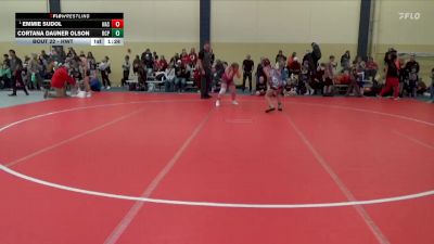 Round 1 - Emmie Sudol, Nashua-Plainfield vs Cortana Dauner Olson, Rochester Century Panthers