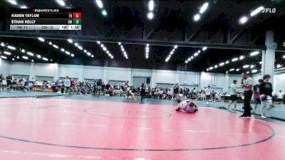 132 lbs Round 3 (6 Team) - Ethan Kelly, Cartel vs Kaden Taylor, Funky Bunch