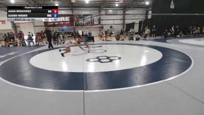 57 kg Champ. Rd Of 128 - Adan Benavidez, Golden One RTC vs Kaden Weber, Viking Wrestling Club (IA)