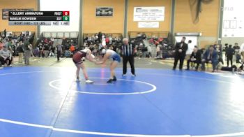 120 lbs 3rd Place - Ellery Ammatuna, The Prout School vs Maelie Bowden, Scituate
