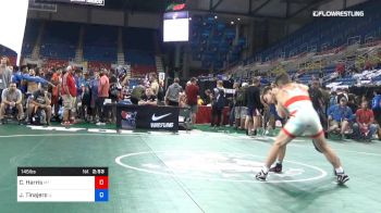 145 lbs Cons 64 #2 - Connor Harris, Montana vs Jacob Tinajero, Illinois