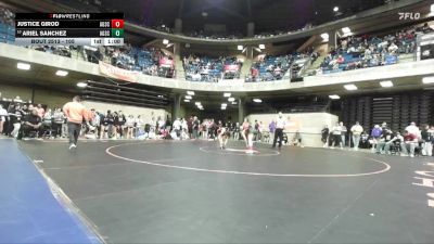 105 lbs Champ. Round 3 - Ariel Sanchez, Unattached vs Justice Girod, Unattached