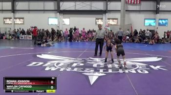 50 lbs Semis (4 Team) - Waylon Caywood, GREAT NECK WC vs Rowan Johnson, CAPITAL CITY WRESTLING CLUB