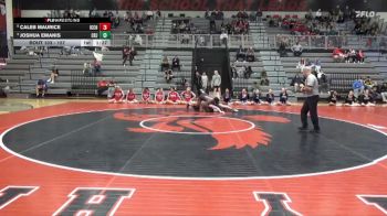 157 lbs Cons. Semi - Joshua Emanis, Cedar Rapids Jefferson vs Caleb Maurice, Iowa City, City High