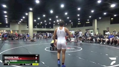 157 lbs Quarters & 3rd Wb (32 Team) - Gian Parrish, PWC vs Braydon Tray, Team Rich Habits White