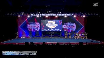 Celebrity Cheer Unlimited - A-List [2026 L4 Senior - Small Day 2] 2026 NCA All-Star National Championship