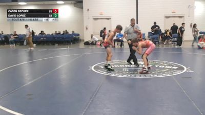 105 lbs Consi Of 8 #2 - Casen Becker, CO vs David Lopez, CO