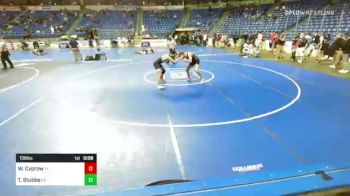 138 lbs Consi Of 16 #1 - Wyatt Cyprow, Texas vs Ty Stubbs, Pennsylvania