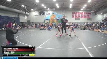 46 lbs Round 2 - Chapman Henke, Team Bear Wrestling vs Chase Hood, Cane Bay Cobras