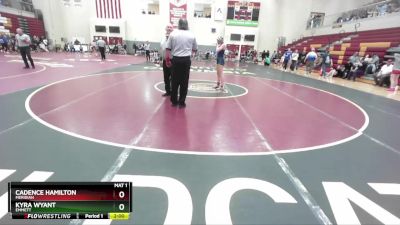 132 lbs Champ. Round 1 - Kyra Wyant, Emmett vs Cadence Hamilton, Meridian