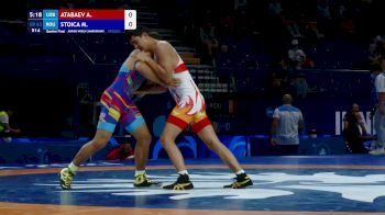63 kg Quarterfinal - Abror Atabaev, UZB vs Manuel Stoica, ROU