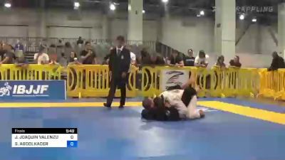 JOSE JOAQUIN VALENZUELA TORRES vs SAMIR ABDOLKADER 2022 American National IBJJF Jiu-Jitsu Championship