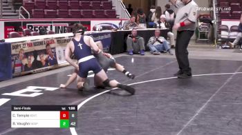 138 lbs Semifinal - Caden Temple, Benton vs Bryson Vaughn, Notre Dame Green Pond