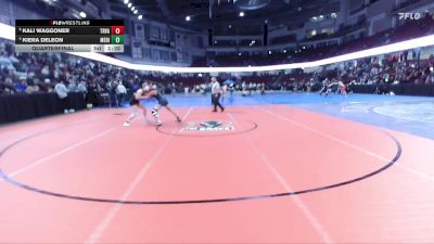 126 lbs Quarterfinal - Kali Waggoner, Tri-Valley vs Kiera DeLeon, Meridian