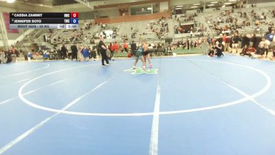 59 kg Cons. Sub-semis - Cassia Zammit, Hilltopper Wrestling Club vs Jennifer Soto, Tarleton Wrestling Club