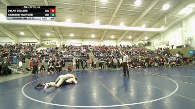 144 lbs Champ. Rd Of 32 - Dylan Sellers, Syracuse vs Karston Younger, Layton