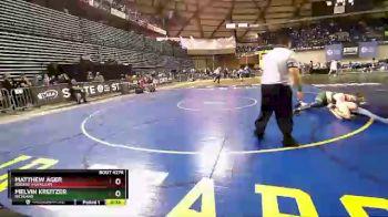 4A 220 lbs Cons. Round 2 - Melvin Kreitzer, Richland vs Matthew Ager, Rogers (Puyallup)