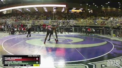 2A 152 lbs Cons. Round 2 - Tyler Rodriguez, Port Charlotte vs Nathan Williams, Westside High School (Jacksonville)