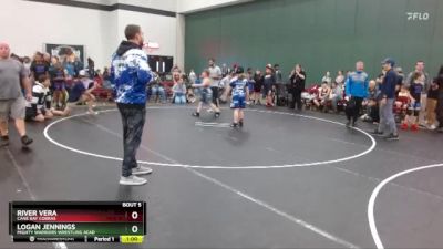 Champ. Round 1 - River Vera, Cane Bay Cobras vs Logan Jennings, Mighty Warriors Wrestling Acad