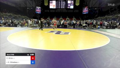 144 lbs Cons 32 #2 - Cole Gros, LA vs Easton Biladeau, IA