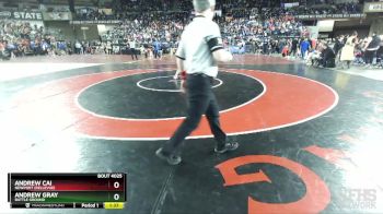 4A 126 lbs Champ. Round 1 - Andrew Cai, Newport (Bellevue) vs Andrew Gray, Battle Ground