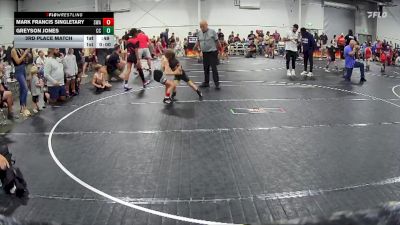 46/49 3rd Place Match - Mark Francis Singletary, Swainsboro vs Greyson Jones, Coweta Cobras