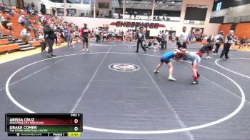 85 lbs Round 1 - Arissa Cruz, Peachtree City Wrestling vs Drake Comer, The Storm Wrestling Center