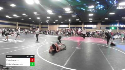 144 lbs Consi Of 64 #1 - Eion Jackson, Hesperia WC vs Chayden Bertelmann, Hawaii Island WC